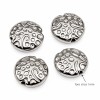 Disco bombato decorato acciaio 8 mm conf. 4 pz (dis-acc8m) - pietreeminuterie.com