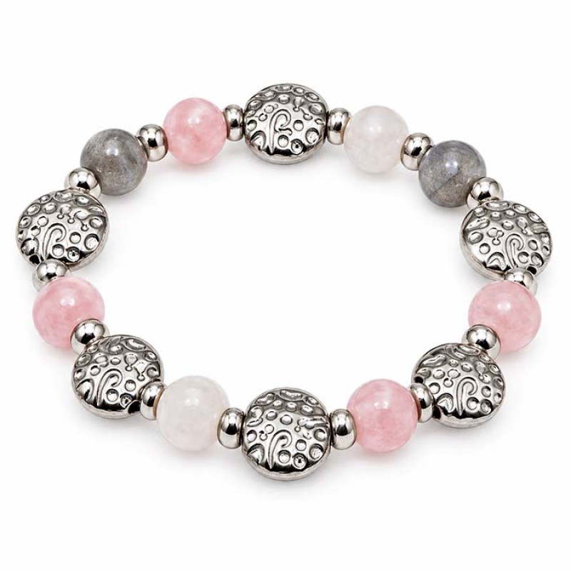 Disco bombato decorato acciaio 8 mm conf. 4 pz (dis-acc8m) - pietreeminuterie.com