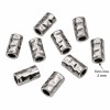 Tubicino intagliato acciaio 5x2 mm conf. 20 pz (tu-acc33) - pietreeminuterie.com