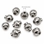 Distanziatori acciaio intagliato 3 mm foro 1.5 mm circa conf. 20 pz