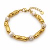Bastoncino acciaio oro 10x3 mm conf. 10 pz Bastoncino acciaio oro 10x3 mm conf. 10 pz