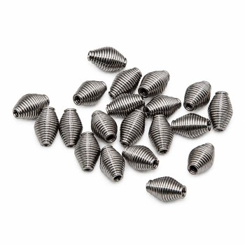 Distanziatori a molla 4x2 mm in acciaio foro 1 mm circa conf. 20 pz Distanziatori a molla 4x2 mm in acciaio foro 1 mm circa conf. 20 pz