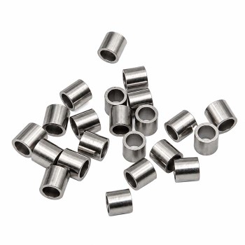Tubicino acciaio 2 mm foro circa 1.5 mm conf. 30 pz Tubicino acciaio 2 mm foro circa 1.5 mm conf. 30 pz