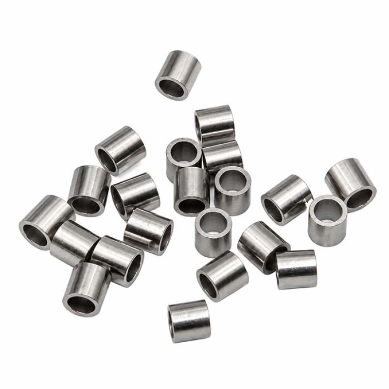 Tubicino acciaio 2 mm foro circa 1.5 mm conf. 30 pz Tubicino acciaio 2 mm foro circa 1.5 mm conf. 30 pz