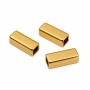 Tubicino quadrato acciaio 10x4 mm foro 3.5 mm circa conf. 5pz