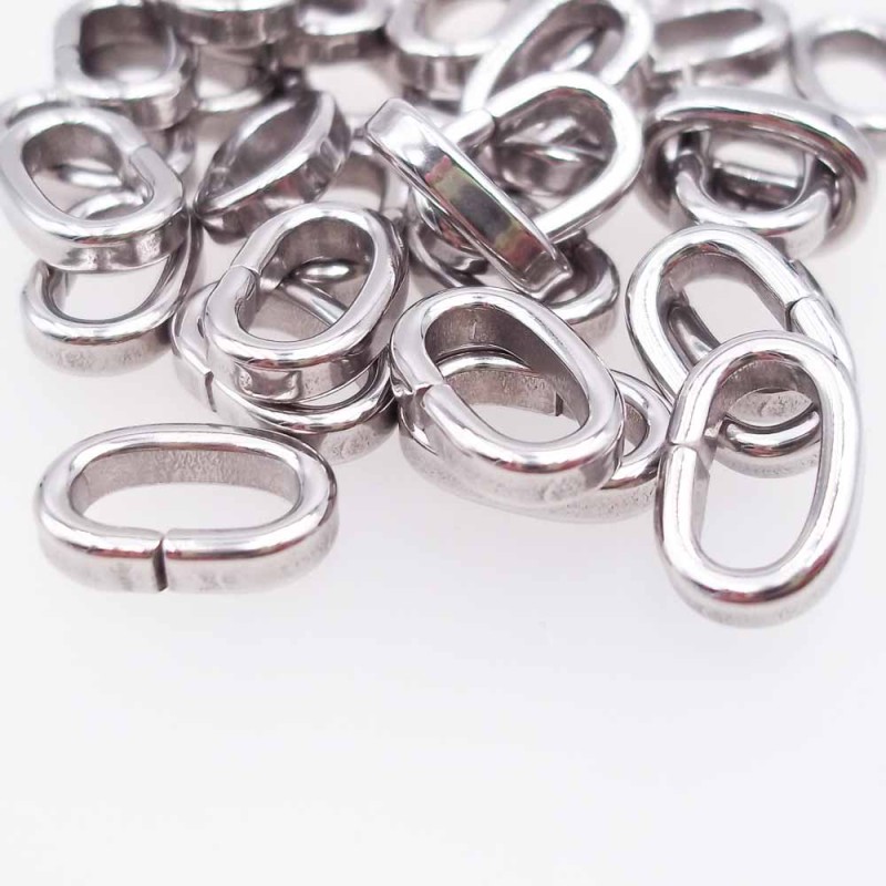 Distanziatore in acciaio 11.5x7.4 mm pacco 10 pz (zxa1) - pietreeminuterie.com