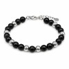 Distanziatore acciaio pallina diamantata 5 mm foro 2 mm conf. 20 pz Distanziatore acciaio pallina diamantata 5 mm foro 2 mm conf. 20 pz