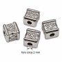 Distanziatori in acciaio cubi 4 mm conf. 4 pz