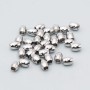 Distanziatori in acciaio ovali 3x2.5 mm foro 1.5 mm conf. 40 pz