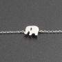 Elefantino acciaio 7x5.6 mm foro 2 mm 1 pz