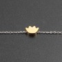 Corona oro 7.6x5 mm foro 2 mm 1 pz