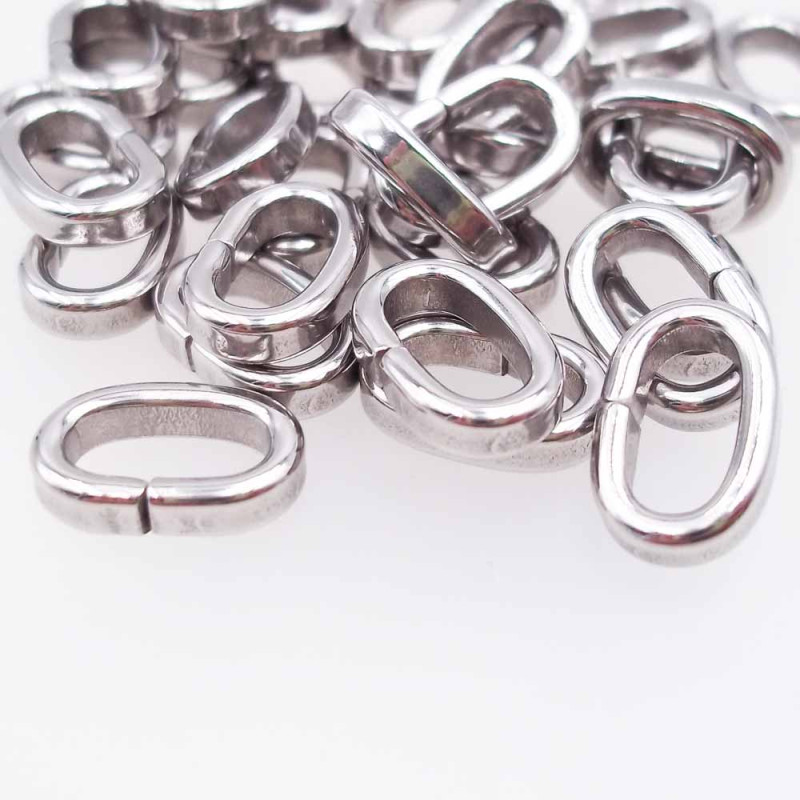 Distanziatore in acciaio 11.5x7.4 mm pacco 10 pz - zxa1 - pietreeminuterie.com Distanziatore in acciaio 11.5x7.4 mm pacco 10 pz (zxa1) - pietreeminuterie.com