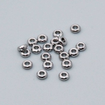 Distanziatori acciaio rondelle 3x1.2 mm conf. 50 pz