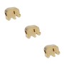 Elefantino acciaio oro 7.5 mm 1 pz