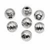 Distanziatore acciaio pallina diamantata 5 mm foro 2 mm conf. 20 pz Distanziatore acciaio pallina diamantata 5 mm foro 2 mm conf. 20 pz