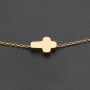 Croce oro 10x7 mm conf. 1 pz