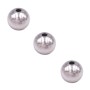 Pallina acciaio pieno 8x7 mm foro 1.8 mm pacco 10 pezzi