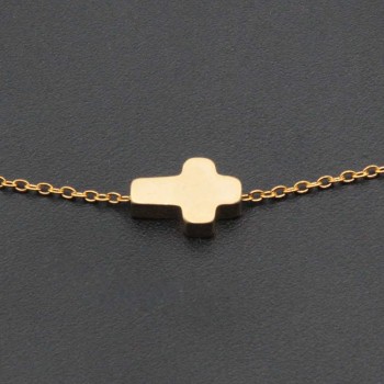 Croce oro 10x7 mm conf. 1 pz