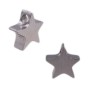Stella acciaio 8 mm circa foro passante laterale 1.8 mm pacco 1 pz