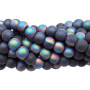 Ematite tonda opaca riflessi multicolor 6 mm filo 