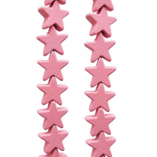 Ematite | Ematite stelle rivestite 7 mm rosa antico pacco da 10 pezzi - ros6mm1