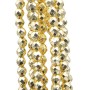 Ematite sfaccettata 4 mm oro filo 40 cm