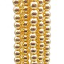 Ematite tonda liscia oro 3.2 mm filo da 40 cm