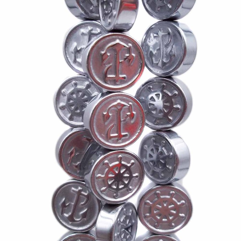 Ematite gettone argentato timone ancora 10 mm pacco 10 pz - timan288 - pietreeminuterie.com Ematite gettone argentato timone ancora 10 mm pacco 10 pz (timan288) - pietreeminuterie.com