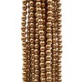 Ematite liscia oro scuro 3.2 mm filo 40 cm