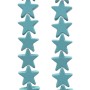 Ematite stelle rivestite 7 mm tiffany pacco da 10 pezzi
