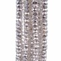 Rondelle sfaccettate ematite argento 6x2 mm foro 2.5 mm pacco 20 pezzi