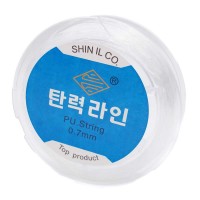 Filo elastico coreano exstra strong top quality 0.7 mm rotolo 100 mt circa