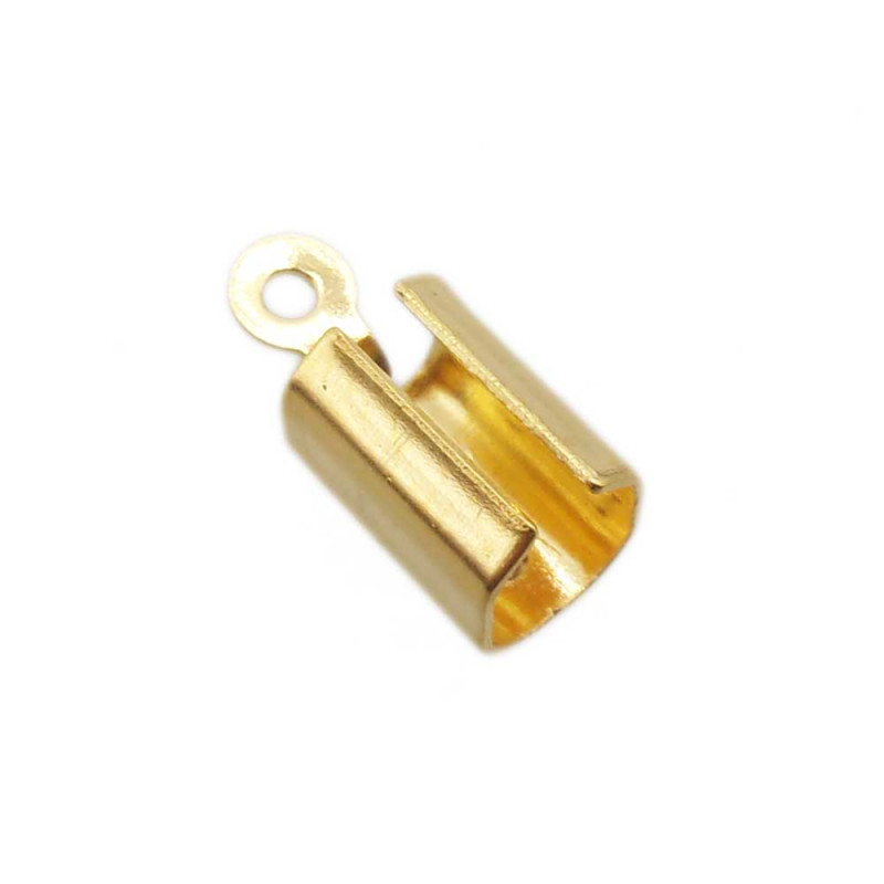 Finale ottone placcato oro lucido 10 mm foro 4.5 mm pacco 20 pz (fin12ssm) - pietreeminuterie.com