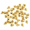 Blocca filo in acciaio 3.5 mm oro foro circa 1.5 mm conf. 10 pz