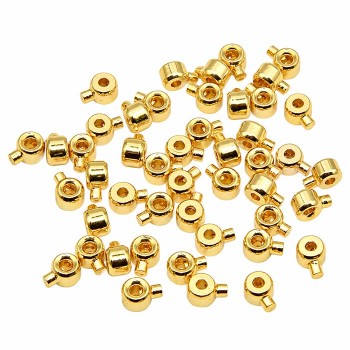 Blocca filo in acciaio 3.5 mm oro foro circa 1.5 mm conf. 10 pz