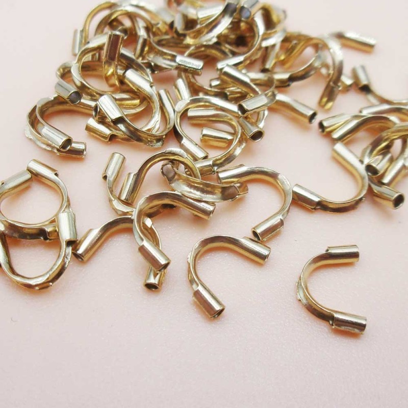 Salvafilo in acciaio oro 6.3x5 mm 20 pz - sa-fi-2 - pietreeminuterie.com Salvafilo in acciaio oro 6.3x5 mm 30 pz (sa-fi-2) - pietreeminuterie.com