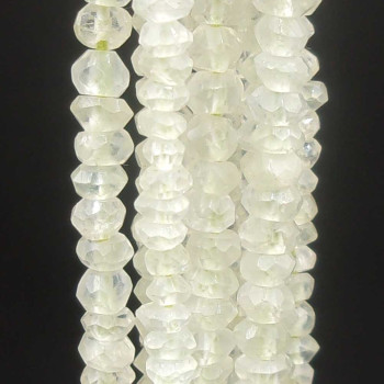 Fluorite verde rondelle sfac. 2 mm circa filo 38 cm