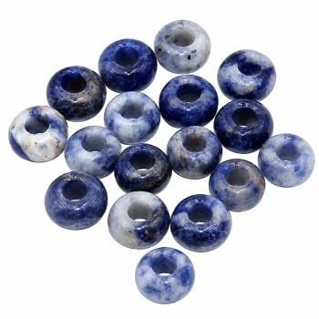 Rondelle sodalite 10x5 mm foro 4.5 mm circa conf.4 pz