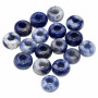 Rondelle sodalite 10x5 mm foro 4.5 mm circa conf.4 pz