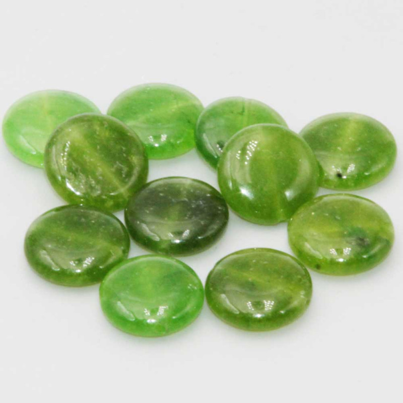Giada verde disco liscio 14.5 mm conf. 4 pz (gi39n3) - pietreeminuterie.com