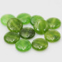 Giada verde disco liscio 14.5 mm conf. 4 pz