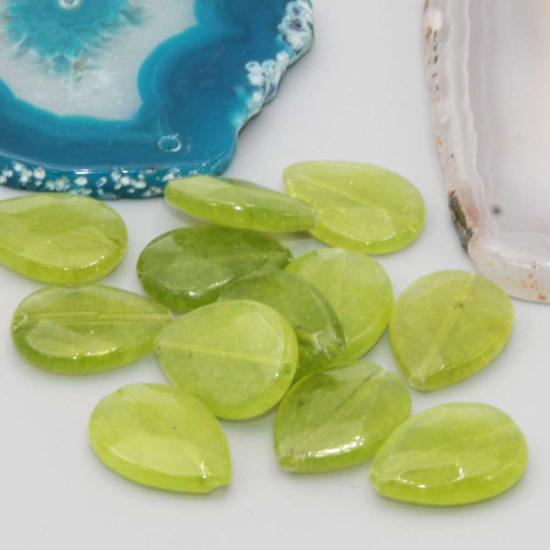 Giada verde gocce sfacc. 18x13 mm conf. 4 pz (gia-ms888) - pietreeminuterie.com