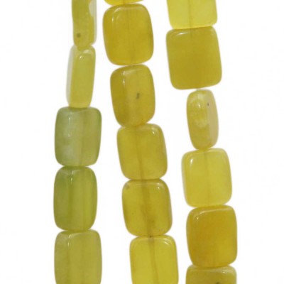 Giada oliva rettangolo 12x10 mm liscio pacco 10 pz