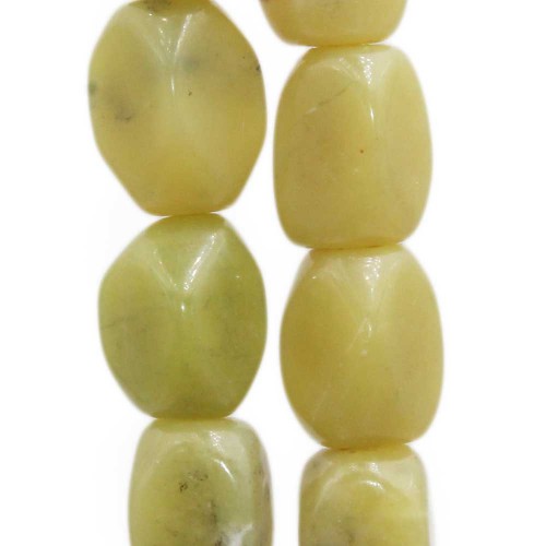 Giada | Giada oliva sasso 18x12 mm circa liscio 4 pz - oli1giad