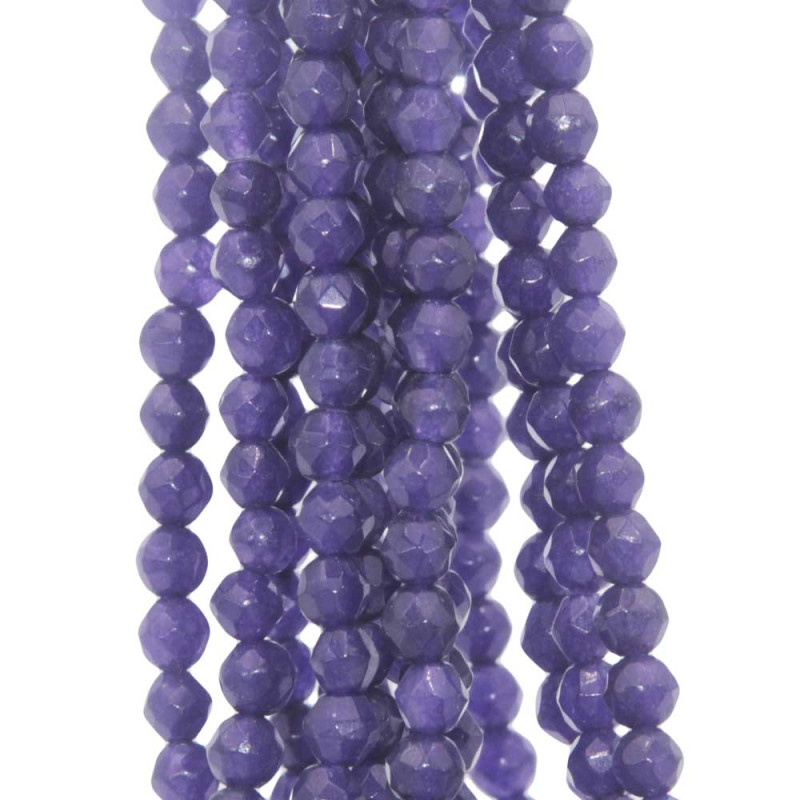 Giada coreana viola tonda sfac.4 mm filo 40 cm (cor-vio11) - pietreeminuterie.com