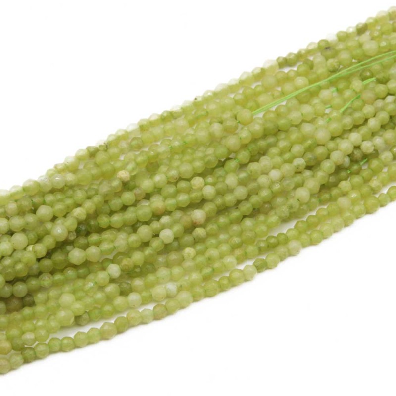 Giada coreana verde tonda sfac. 3 mm filo 40 cm - gia-ve11 - pietreeminuterie.com Giada coreana verde tonda sfac. 3 mm filo 40 cm (gia-ve11) - pietreeminuterie.com