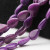Agata viola gocce lisce 15x11 mm filo 40 cm
