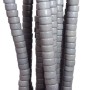 Perline Heishi Vetro rondelle 4.5x2.5 mm grey filo 40 cm