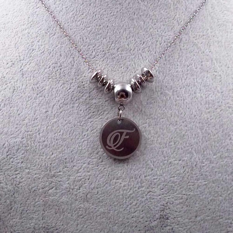 Charms lettera L tonda 18 mm 5 pezzi (CioL) - pietreeminuterie.com