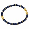 Bracciale rigido in acciaio oro smaltato viola conf. 1 pz - h7-ty828 - pietreeminuterie.com Bracciale rigido in acciaio oro smaltato viola conf. 1 pz (h7-ty828) - pietreeminuterie.com